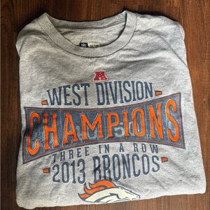 Broncos West Division 2013 Champions T-Shirt